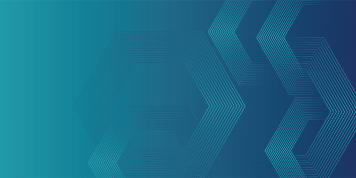 Abstract background with hexagons. Modern medicine or scientific healthcare. Geometric striped line art background design.