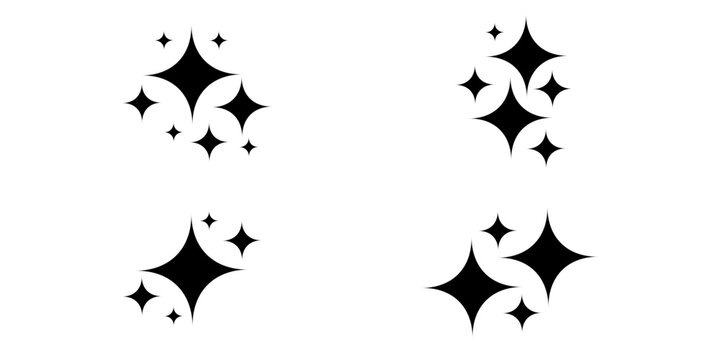 twinkle star icon element design vector