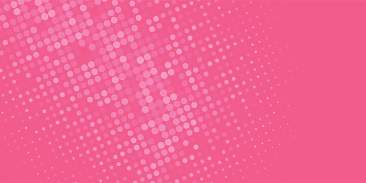 dynamic Pop art pink background in retro comic book style with halftone texture. Cartoon superhero cute background design.