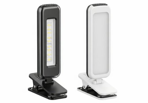 Adjustable desk lamp with clamp base and three-way lighting functionality