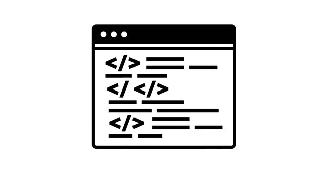 Coding web development programming concept.