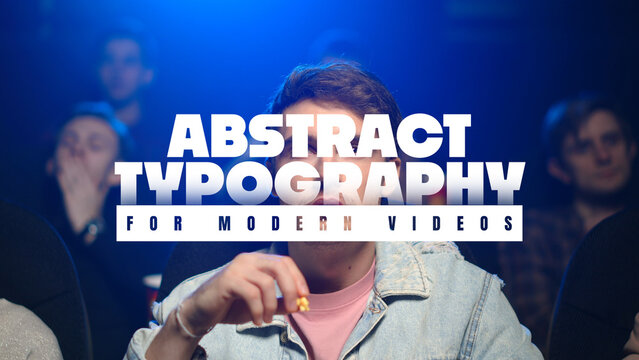Abstract Typography for Modern Videos | Minimal Animated Titles Featuring Clean Kinetic Motion Graphics with Elegant Professional Digital Layouts for Stylish Corporate Creative Content