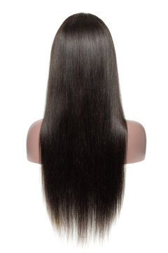 Straight black human hair weaves extensions lace wigs
