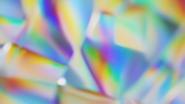 Iridescent light refraction abstract colorful patterns