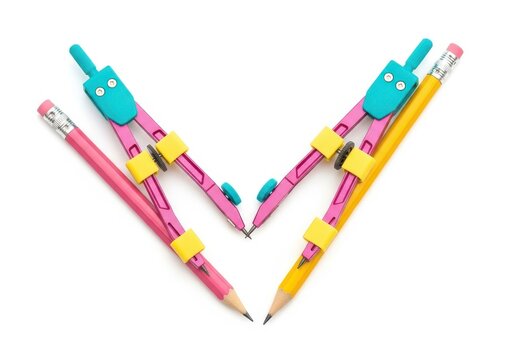 Colorful pencils arranged in a creative and artistic manner.