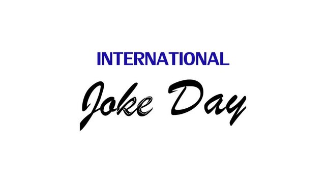 Fun and cheerful motion graphic background for International Joke Day celebration. Perfect for comedy content, social media posts, entertainment videos, festival promotions, funny moments, and creativ