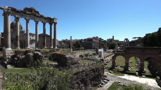 The Roman Forum, the beating heart of ancient Rome.