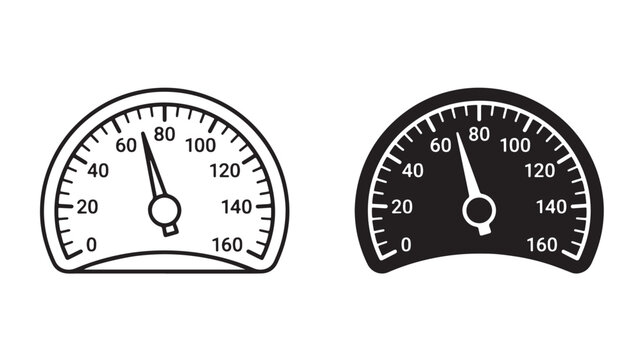 Speedometer Gauges Showing Different Designs For Automotive Concepts And Technology