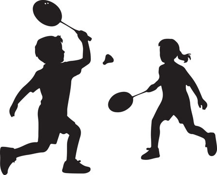Bedminton icon stock vector illustration