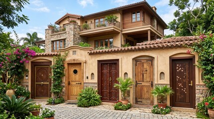 Fototapeta premium Dream Luxury Villa Design 