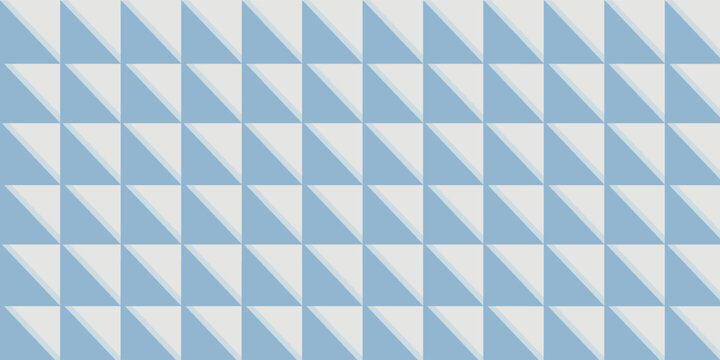 Seamless geometric triangle pattern with soft blue and beige diagonal shapes minimal abstract modern background repeating design for wallpaper textile fabric wrapping paper packaging surface and graph
