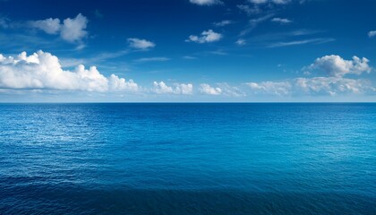 Obraz premium Blue Sea And Blue Sky