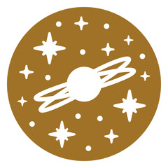 Solar system cookie design © Vexels