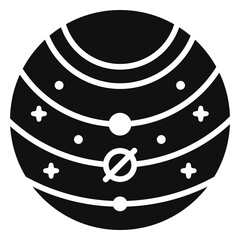 Solar system cut out  design © Vexels
