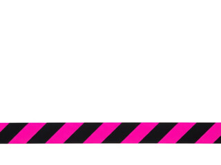 Fototapeta premium Vibrant pink and black diagonal striped pattern on transparent background