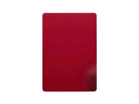 A vibrant red rectangle with rounded corners on a transparent background