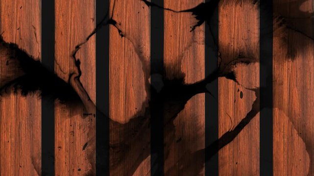 dark wooden planks texture abstract background motion, rustic wood panels cinematic surface animation, brown timber wall seamless texture backdrop