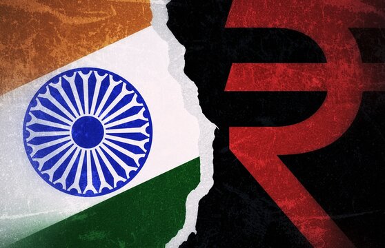 Indian Rupee crashes against US dollar. Indian currency falls. Rupee falls against US dollar. Indian economy down. Energy crisis in India. Fuel and gas crisis as lockdown looms.