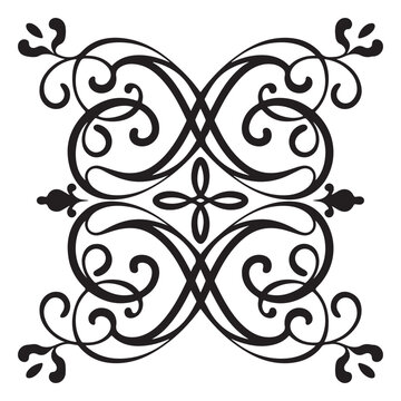 Luxury Classic Flourish Element for Wedding Invitations