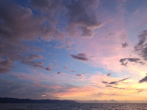 sea beach sunset