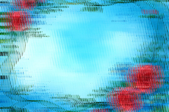 Abstract Glass Wave Vertical Lines Backdrop