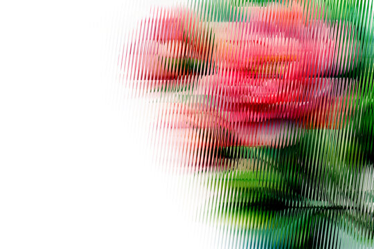 Abstract Glass Wave Vertical Lines Backdrop