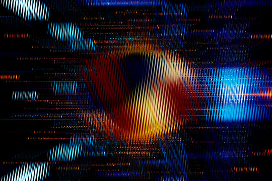 Abstract Glass Wave Vertical Lines Backdrop