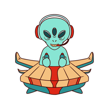 Cool alien gaming design