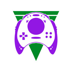 Colorful gaming controller graphic design © Vexels