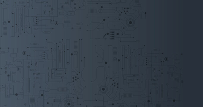 Abstract background with technology circuit board texture. 