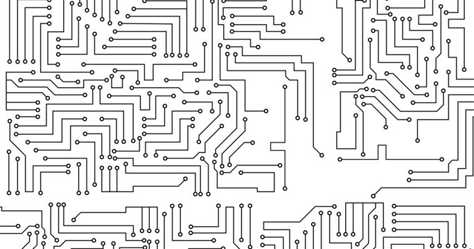 Electrical circuit technical drawing. Engineering industry of the future. Industrial technologies. EPS10