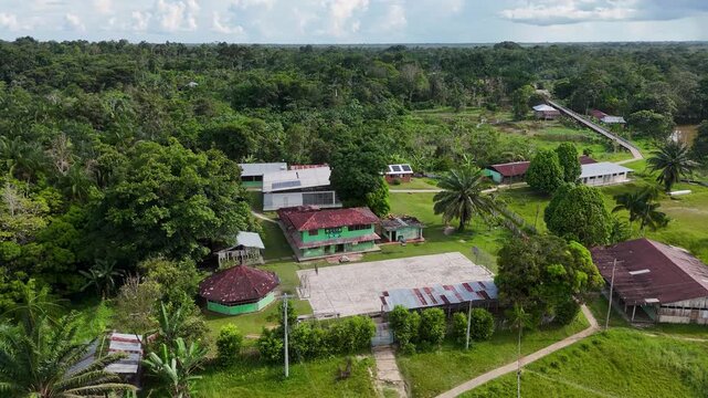 Cinematic Drone Footage of Leticia and Arara in the Amazon Rainforest &ndash; Colombia&rsquo;s Gateway to the Jungle and River Life