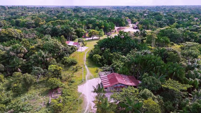 Cinematic Drone Footage of Leticia and Arara in the Amazon Rainforest &ndash; Colombia&rsquo;s Gateway to the Jungle and River Life