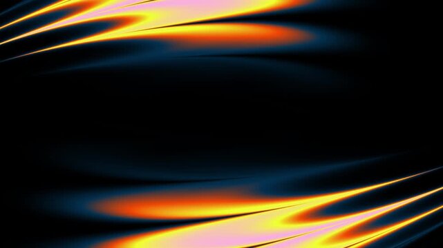 Abstract Neon Liquid Waves Background Loop