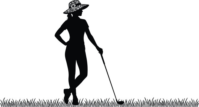 Black silhouette of woman with afro hairstyle holding a large key curly hair de