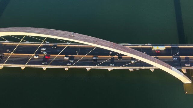Juscelino Kubitschek Bridge, inaugurated in 2002 over Lake Parano&aacute; - Bras&iacute;lia, Distrito Federal, Brazil