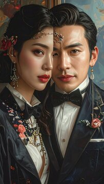 Elegant couple