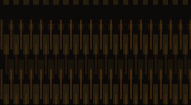 Abstract geometric brown pattern animation background, with moving vertical bars