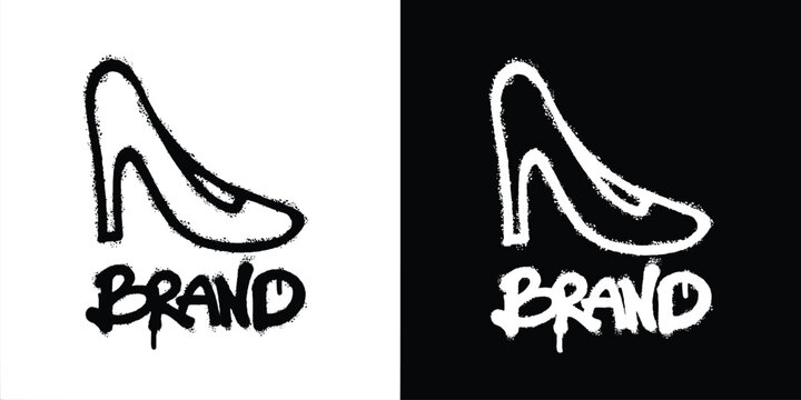 High Heels Urban graffiti style logo