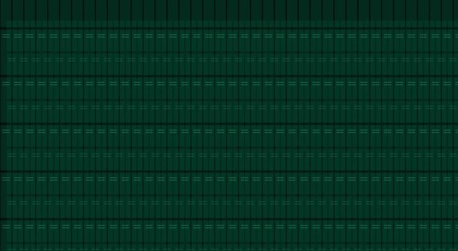 Dark green vertical line pattern abstract motion animation background loop