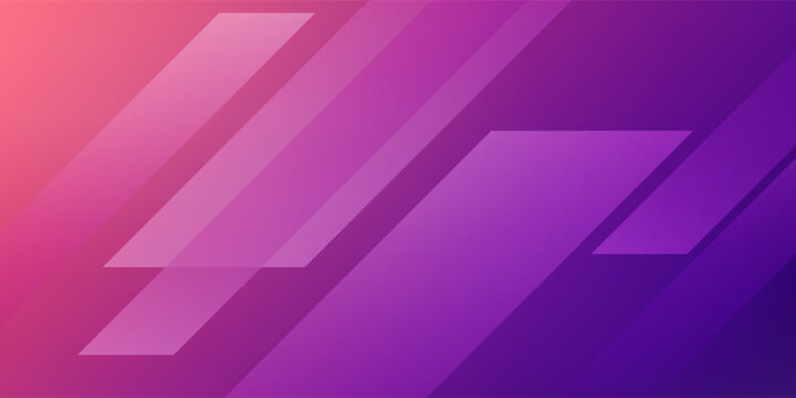 Abstract Purple and Pink Gradient Geometric Background With Diagonal Shapes for Modern Design and Branding