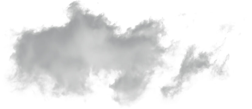 Cloud small scattered pieces with a soft blur for action scenes and motion graphics.These quick-to-use fragments save time when you need to add movement on a transparent base.