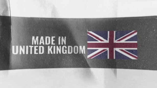  United Kingdom Flag Reveal &ndash; Made In Label Motion