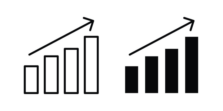Improvement icon or symbol for web and mobile