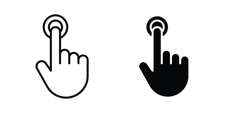 Interaction icon or symbol for web and mobile
