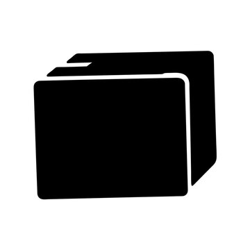 Black and gray modern empty wallet vector illustration