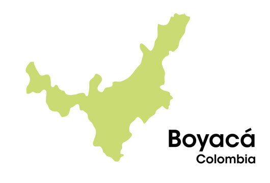 boyaca colombia map in vectors