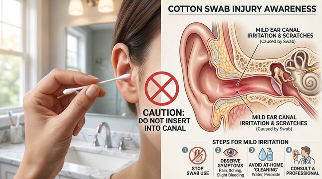 Unveiling the silent perils of cotton ear swabbing a vital health warning for your precious hearing organs