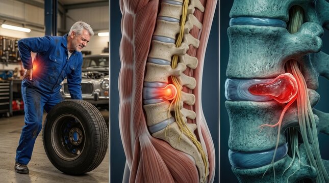 Spinal nerve distress: complex disorder, acute pain, neural compression, disc rupture, vertebra problem, orthopedic concern, chronic discomfort, degenerative disease.