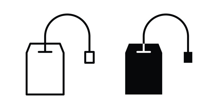 Tea bag icon or symbol for web and mobile